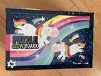 Puzzle glow in the dark Unicorn 100 stukjes, Ophalen of Verzenden, Meer dan 50 stukjes, Zo goed als nieuw, 6 jaar of ouder