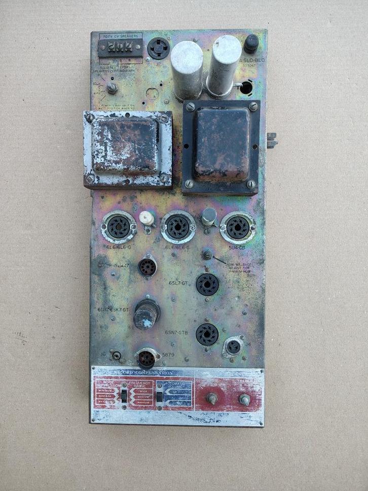 Buizen Versterker Seeburg V200/ J100 (1956) jukebox, Verzamelen, Automaten | Jukeboxen, Gebruikt, Seeburg, 1950 tot 1960, Verzenden