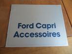 Folder Ford Capri accessoires 1977, zeldzaam!, Auto diversen, Verzenden