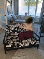 LILLBERG IKEA Bankstel - Zwart/Wit Bloemen, Huis en Inrichting, Ophalen, Gebruikt, 150 tot 200 cm, Tweepersoons