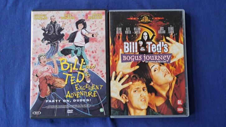 Bill and Ted Excellent Adventure & Bogus Journey, Cd's en Dvd's, Dvd's | Komedie, Zo goed als nieuw, Actiekomedie, Alle leeftijden