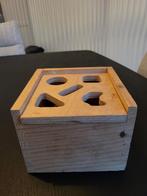Houten blokken doos vintage speelgoed uit de jaren 70, Ophalen, Gebruikt, Overige typen