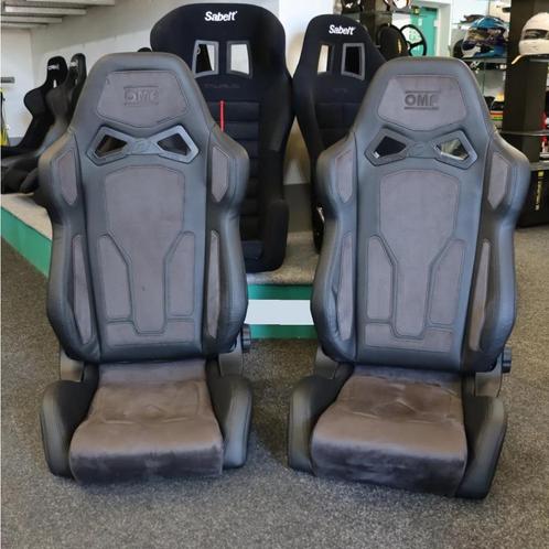 OMP RTS sportstoel kuipstoel autostoel alcantara leder, Auto diversen, Tuning en Styling, Ophalen of Verzenden