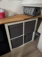 Ikea Kallax kasten - zwart en wit (los en apart te koop), Ophalen, Met plank(en), Gebruikt, 50 tot 100 cm