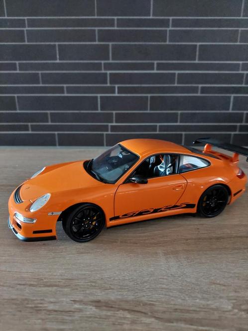 Welly 1:18 Porsche 911 (997) GT3 RS, Hobby en Vrije tijd, Modelauto's | 1:18, Nieuw, Auto, Norev, Ophalen of Verzenden