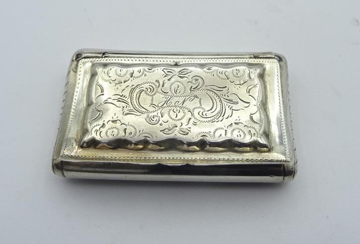 Snuifdoos, antiek, Hollands zilver. 125,00 euro., Antiek en Kunst, Antiek | Goud en Zilver, Zilver, Verzenden