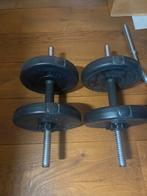 Set dumbell en barbell!, Sport en Fitness, Verzenden, Zo goed als nieuw, Dumbbell