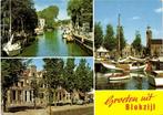 Groeten uit Blokzijl - 3 afb - 1980 gelopen, Verzamelen, Ansichtkaarten | Nederland, Ophalen of Verzenden, 1980 tot heden, Gelopen