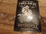 Nieuw Metalen Bord - Paris Dakar Motorcycle, Ophalen of Verzenden, Nieuw