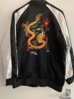 Vintage Bomberjack Draak - Maat L, Ophalen of Verzenden, Zo goed als nieuw, Zwart