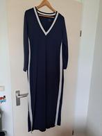 Lange jurk Oysho maat L donkerblauw, Ophalen of Verzenden, Zo goed als nieuw, Blauw, Onder de knie