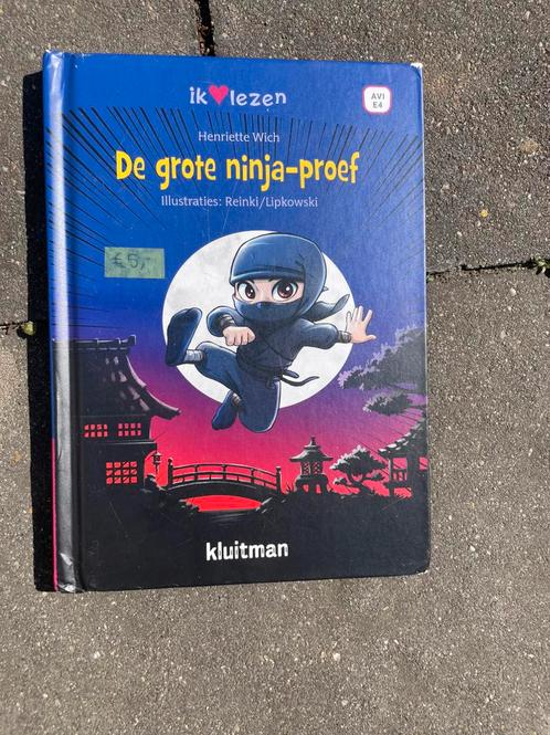 Henriette Wich - De grote ninja proef, Boeken, Kinderboeken | Jeugd | onder 10 jaar, Zo goed als nieuw, Ophalen of Verzenden