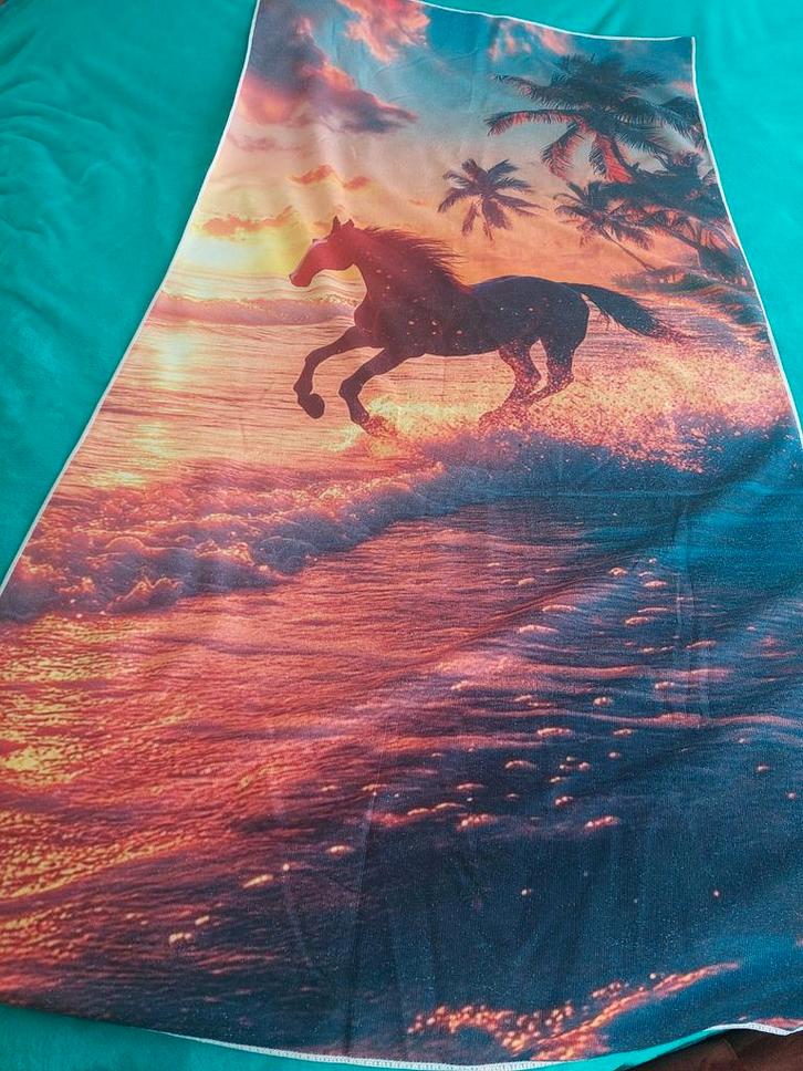 Strandlaken Paard - Nieuw!, Kleding | Dames, Rokken, Nieuw, Overige kleuren, Onder de knie, Ophalen of Verzenden