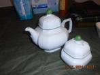 fruittest/theepot met suikerpotje mirabell/schaal eschenbach, Ophalen of Verzenden, Zo goed als nieuw, Overige stijlen, Overige typen