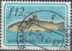 Nederland  1982 - Zegel Visvergunning - 12 Gulden - Forel, Verzenden, Na 1940, Gestempeld