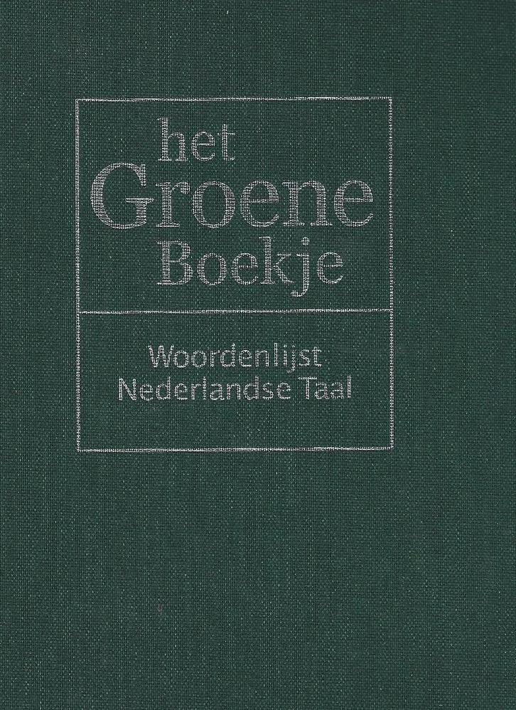 Groene boekje nederlands, Boeken, Woordenboeken, Nieuw, Nederlands, Overige uitgevers, Ophalen of Verzenden