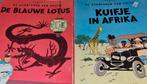 Kuifje in afrika stripboek Kuifje de blauwe lotus stripboek, Boeken, Meerdere stripboeken, Ophalen of Verzenden, Gelezen, Hergé