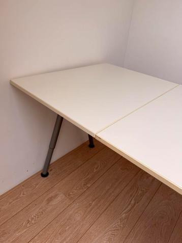 IKEA Galant hoekbureau wit, lengte 220 of 160 cm - afbeelding 2