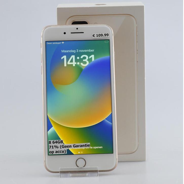 iPhone 8 Plus 64GB Rose Goud | Nette Staat, Telecommunicatie, Mobiele telefoons | Apple iPhone, Zo goed als nieuw