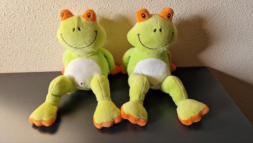 Nieuw: 2x pluche Knuffel Kikker, Kinderen en Baby's, Speelgoed | Knuffels en Pluche, Nieuw, Kikker, Ophalen of Verzenden