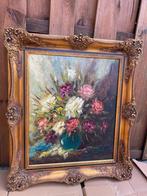 Prachtig bloemen schilderij G.J. Ernens, Ophalen of Verzenden
