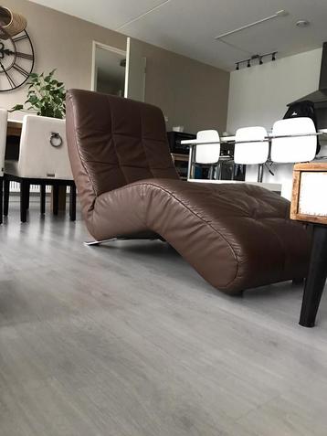Bruin leren fauteuils