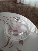 Moderne glazen stolp van 29 cm doorsnee., Ophalen of Verzenden, Nieuw