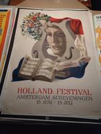 Holland Festival. Ansterdam Scheveningen.  Ontwerp Doeve, Ophalen of Verzenden, Rechthoekig Staand
