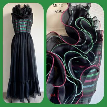 B14. Vintage Vera Mont feestjurk mt 42 beschikbaar voor biedingen