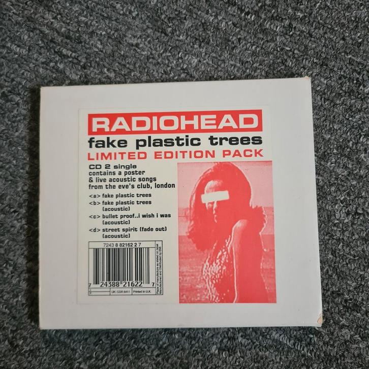 Radiohead - Fake Plastic Trees Limited Edition CD + Poster, Cd's en Dvd's, Cd's | Pop, Zo goed als nieuw, 1980 tot 2000, Boxset
