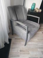 Industriële fauteuil - Grijs/Antraciet, Huis en Inrichting, Fauteuils, Ophalen, 75 tot 100 cm, 50 tot 75 cm