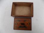 Doos kist byoux vintage jaren 30 40 buro kaptafel nachtkast, Ophalen of Verzenden, Gebruikt