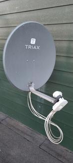 Triax schotelantenne met dubbele kop LNB, Audio, Tv en Foto, Schotelantennes, Ophalen of Verzenden, Gebruikt