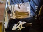 Scream ghostface pak met masker en nepmes, Ophalen, Gebruikt, Kostuum, Halloween of Griezel