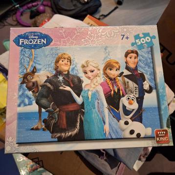 Frozen Puzzel - 500 Stukjes beschikbaar voor biedingen
