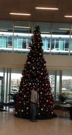 2x Grote Kunst Kerstbomen - Ringtree 6 & 7 Meter, Ophalen, Gebruikt