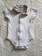 Burberry Baby romper met polo kraagje 68, Verzenden, Zo goed als nieuw