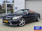 Mercedes C-klasse Cabrio 180 AMG Line Unieke Combi/Nekverw/S, Euro 6, Cabriolet, 4 stoelen, Zwart