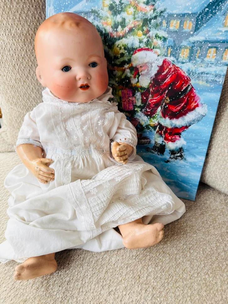 ++ Beeldschone antieke baby pop ++, Antiek en Kunst, Antiek | Speelgoed, Ophalen of Verzenden