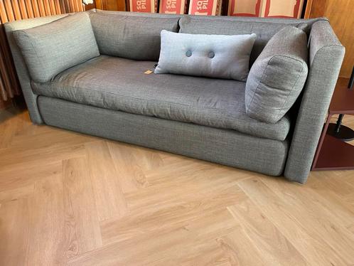 Hackney Sofa 2 seater Canvas Dark Grey showroommodel, Huis en Inrichting, Banken | Bankstellen, Nieuw, Rechte bank, Tweepersoons