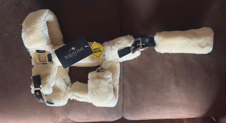 Equiline safety halster nep bont Terris full, Dieren en Toebehoren, Paarden en Pony's | Hoofdstellen en Tuigage, Nieuw, Overige soorten