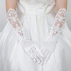 Elegante kant trouwhandschoenen, Verzenden, Nieuw, Wit, Accessoires