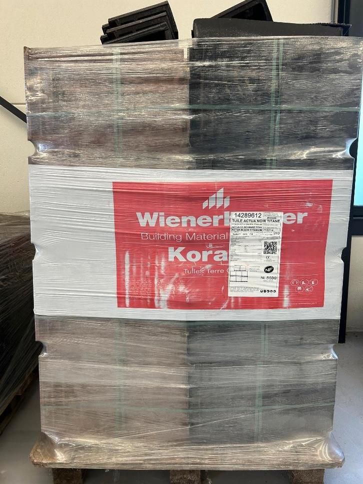 Dakpannen 360 stuks Koramic Actua Black Titanium, Doe-het-zelf en Verbouw, Dakpannen en Dakbedekking, Nieuw, Dakpannen, Steen of Klei