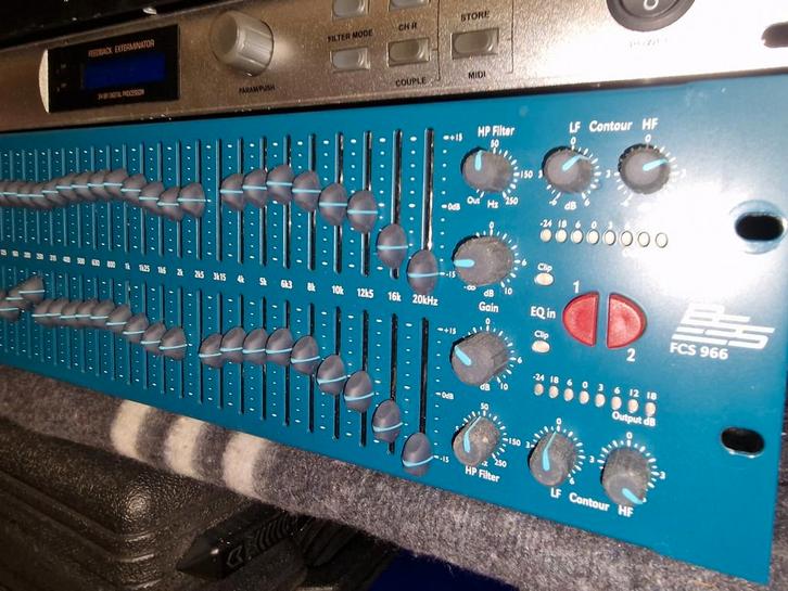 BSS FCS-966 Dubbele Opal 30 bands graphic equalizer, Muziek en Instrumenten, Effecten, Gebruikt, Equalizer, Ophalen of Verzenden