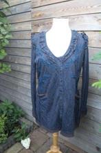 Vest/ tuniek blauw/ bruin Didi mt L, Blauw, Maat 42/44 (L), Didi, Zo goed als nieuw