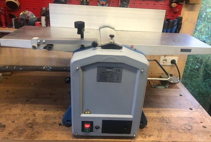 Vlak vandiktebank 10 Inch HBM, Doe-het-zelf en Verbouw, Schaafmachines, Gebruikt, Elektrisch, Ophalen