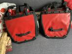 Twee ontlieb fiets tassen rood, Ophalen, Gebruikt, Overige merken