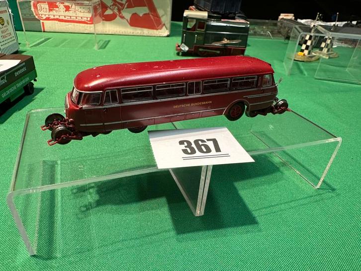 367 Brekina standmodell Schi-Stra-bus railbus DB  H0 63003, Hobby en Vrije tijd, Modeltreinen | H0, Gebruikt, Wagon, Gelijkstroom of Wisselstroom