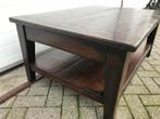 MASSIEVE OUD TEAKHOUTEN SALONTAFEL coffeetable Flamant, Ophalen