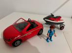Playmobil cabrio met aanhangwagen en jetski 5133, Ophalen of Verzenden, Zo goed als nieuw